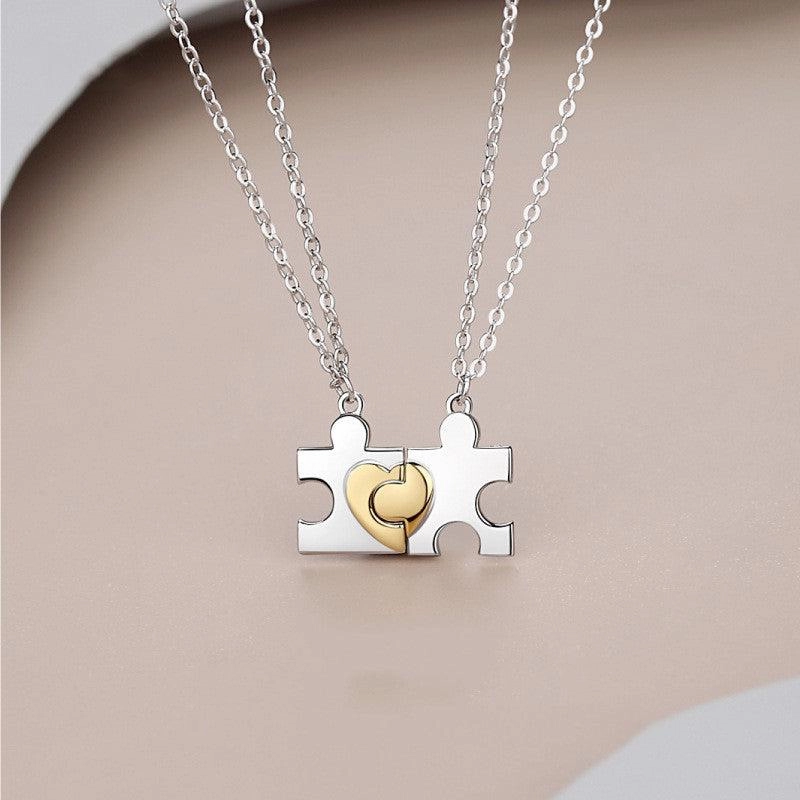 Couple Fashion Sterling Silver Necklace