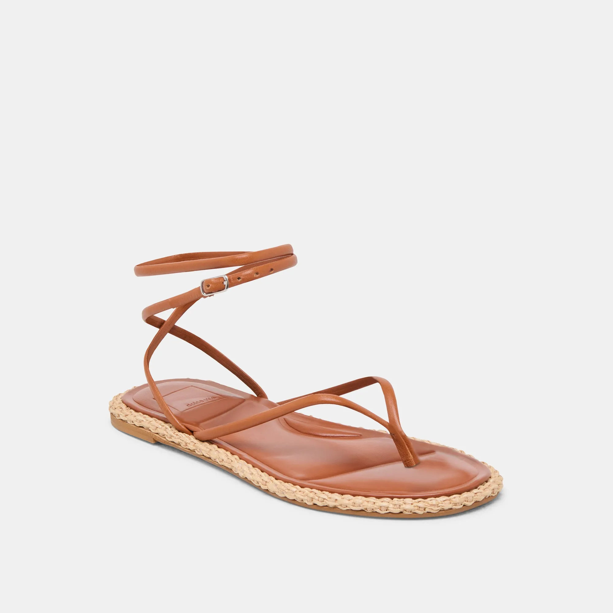 COVE SANDALEN BRAUNES LEDER