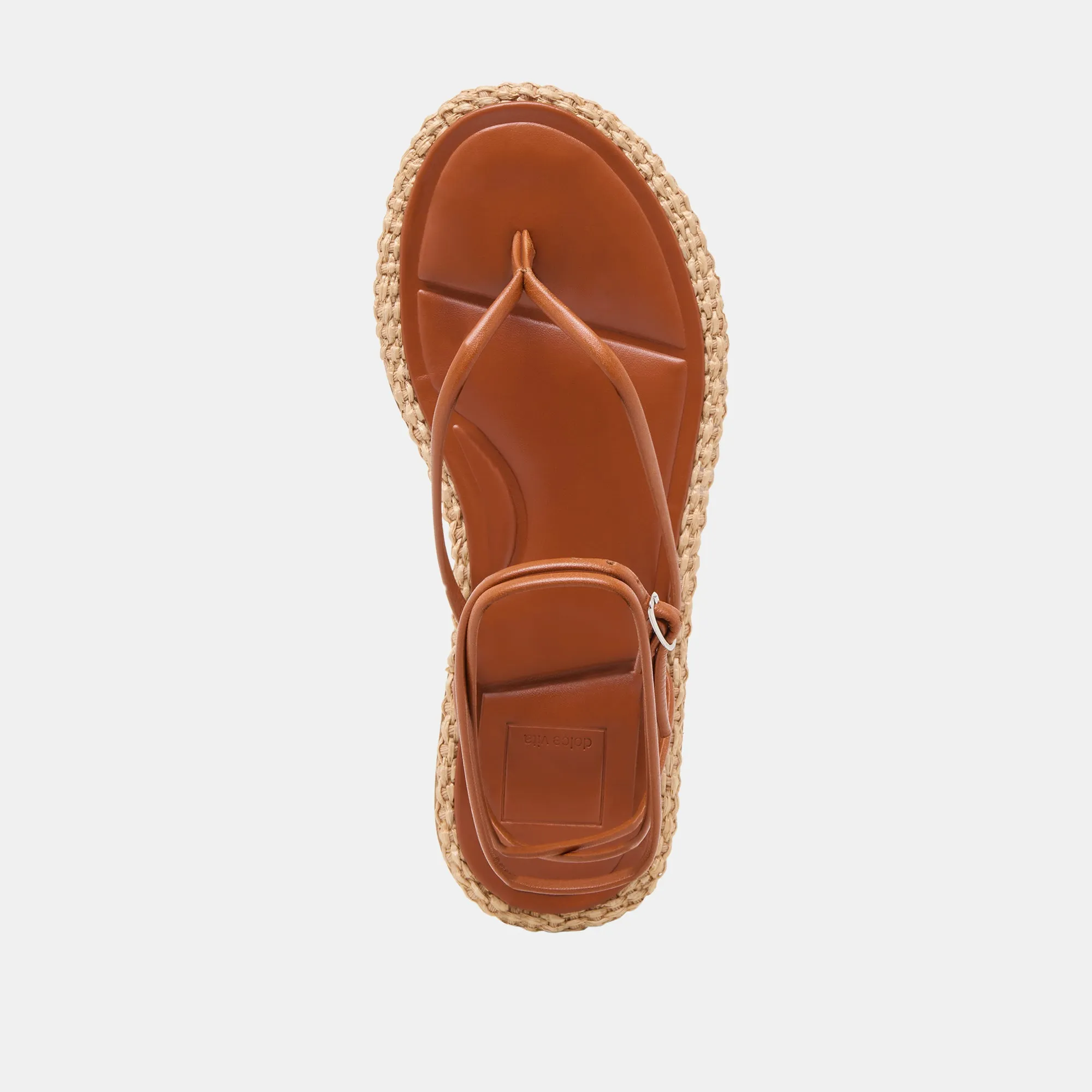 COVE SANDALEN BRAUNES LEDER