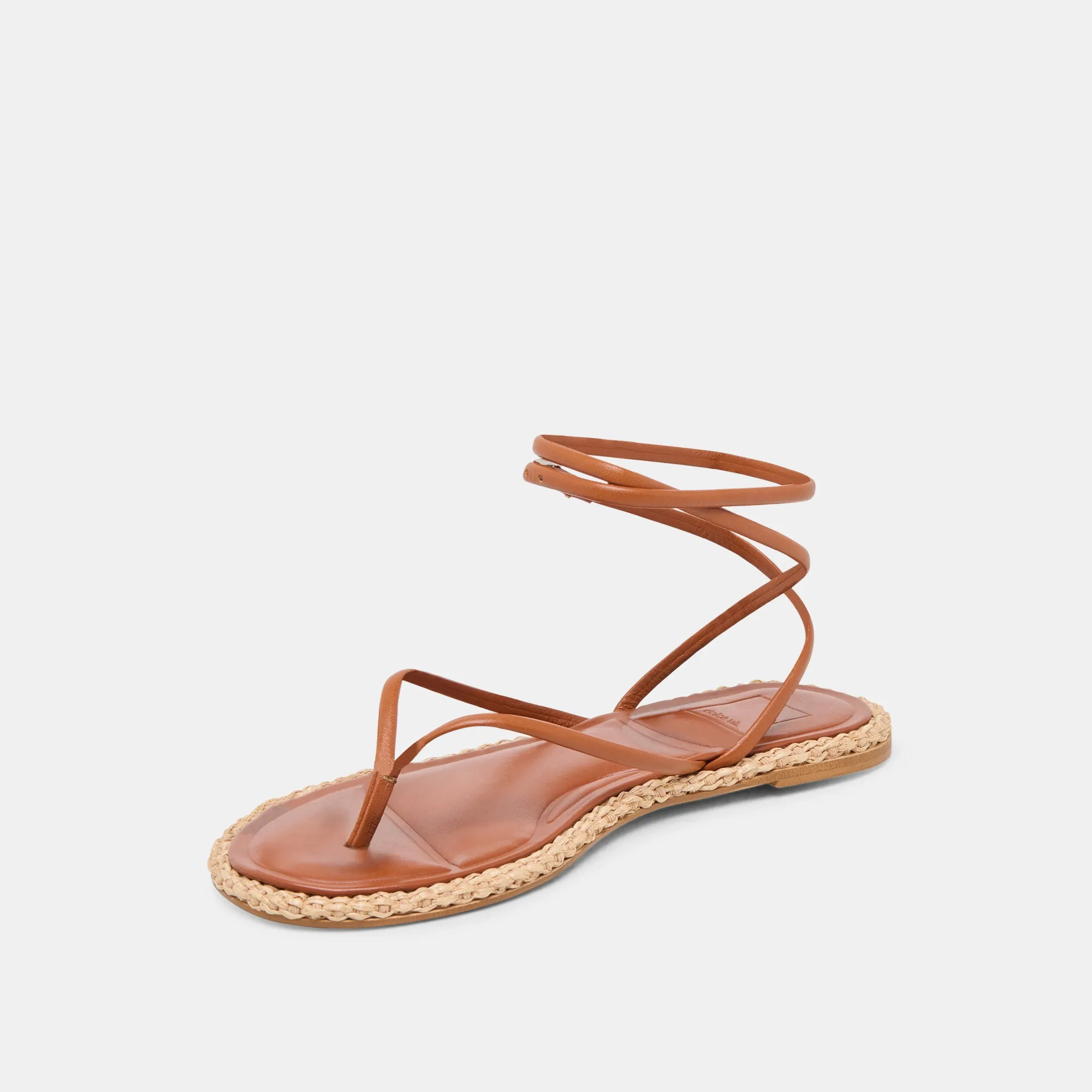 COVE SANDALEN BRAUNES LEDER