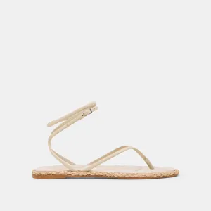 COVE SANDALEN OFF-WHITE LEDER