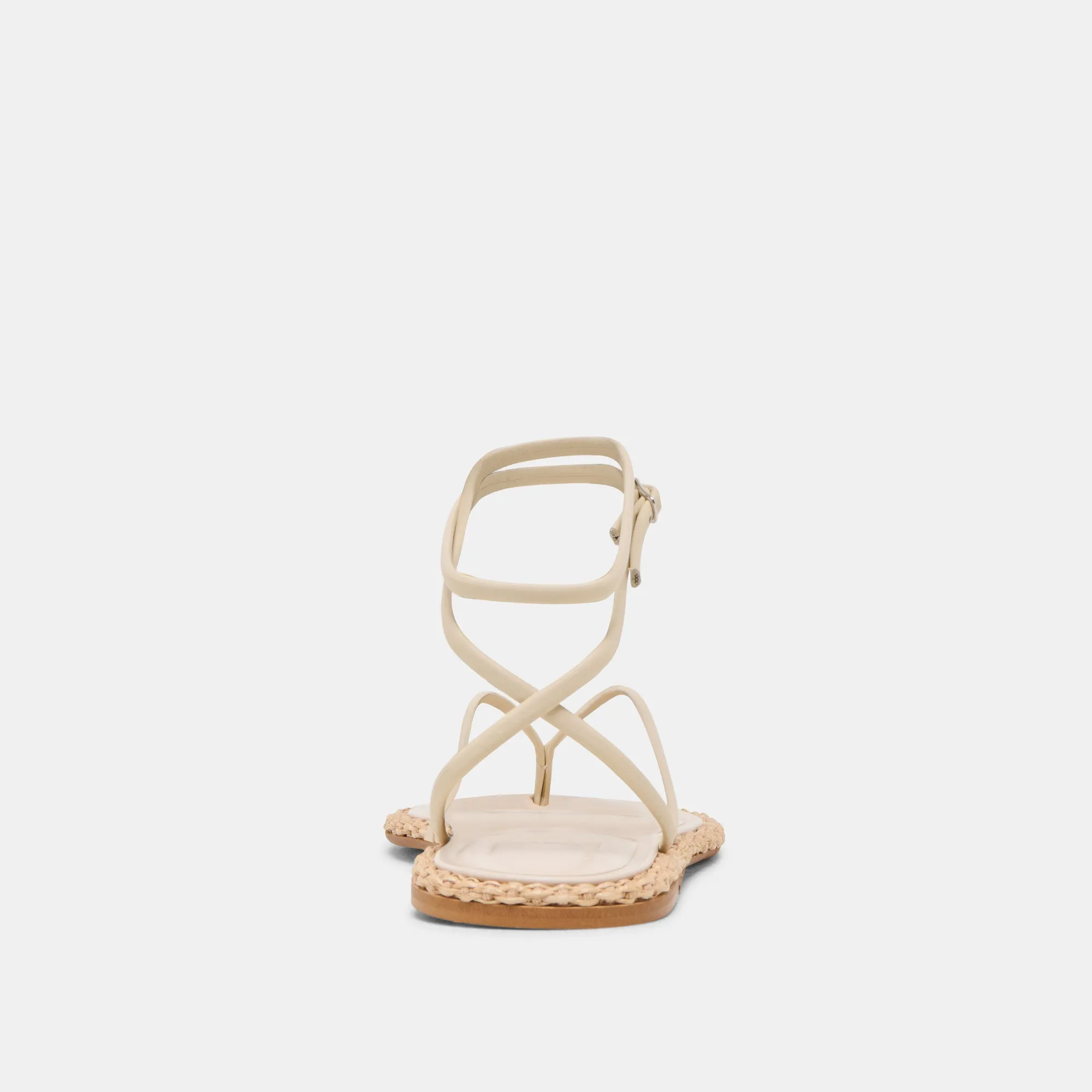 COVE SANDALEN OFF-WHITE LEDER
