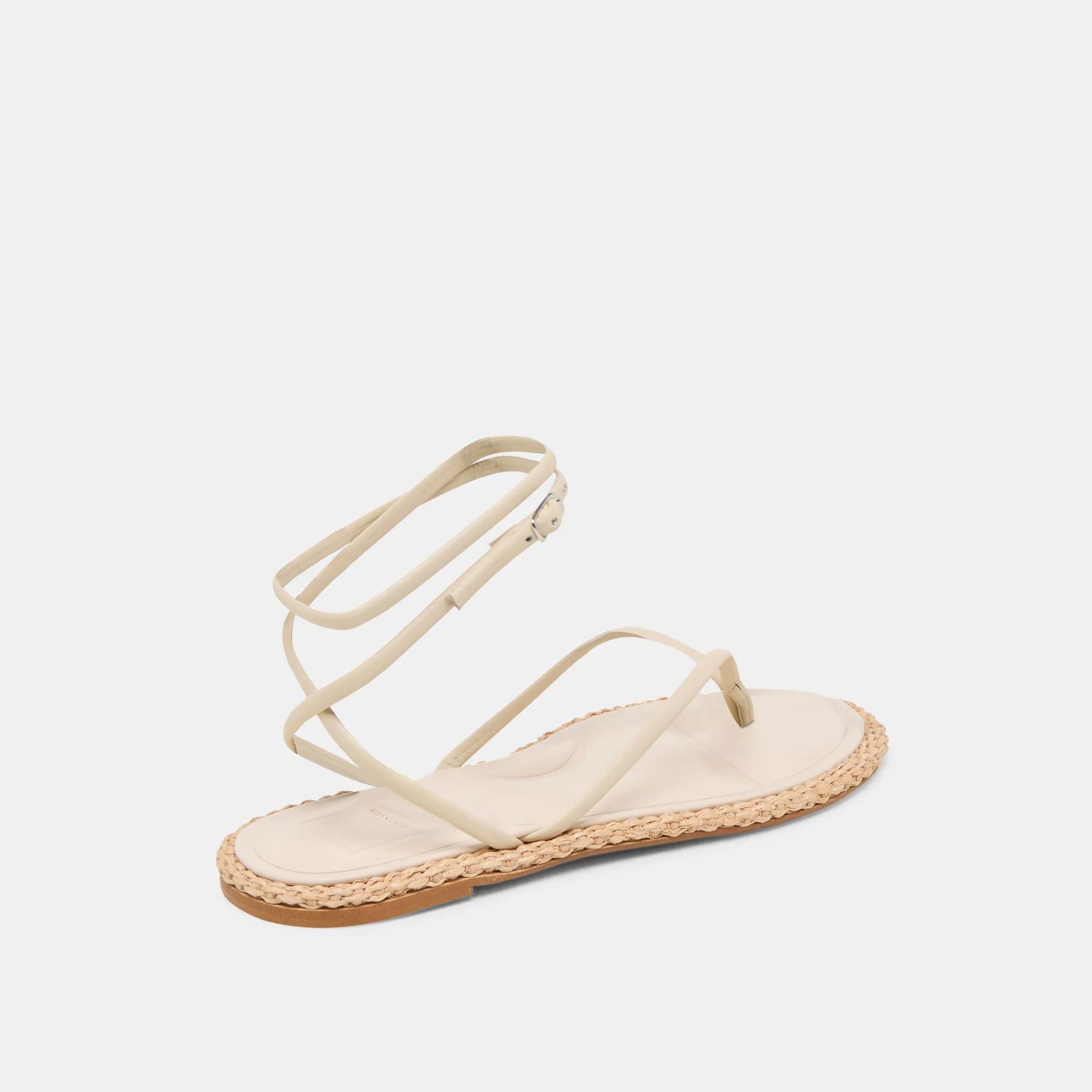 COVE SANDALEN OFF-WHITE LEDER