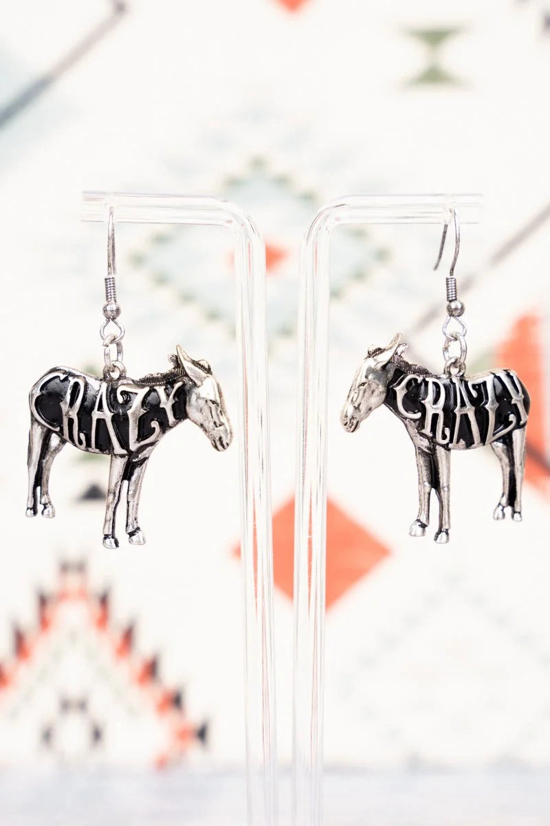Crazy Donkey Earrings texture-rose-gold  