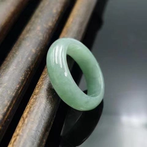 Creative And Minimalist Natural Jade Ring 