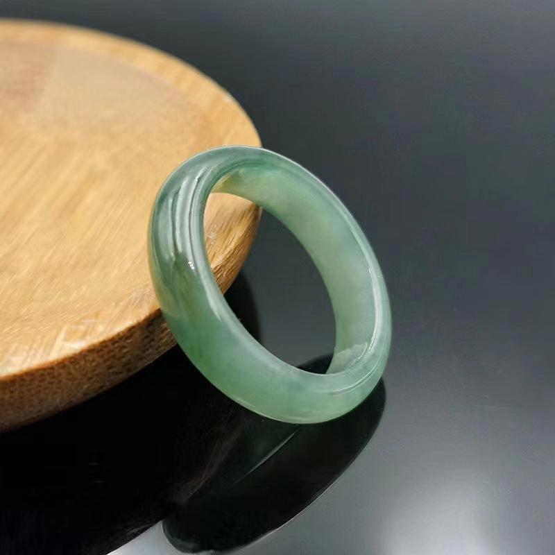 Creative And Minimalist Natural Jade Ring