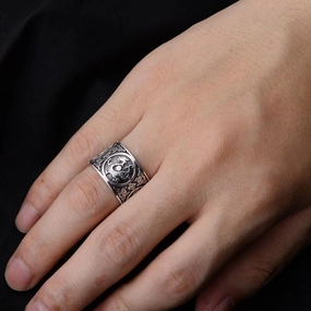 Creative Personality Wide Index Finger Ring 