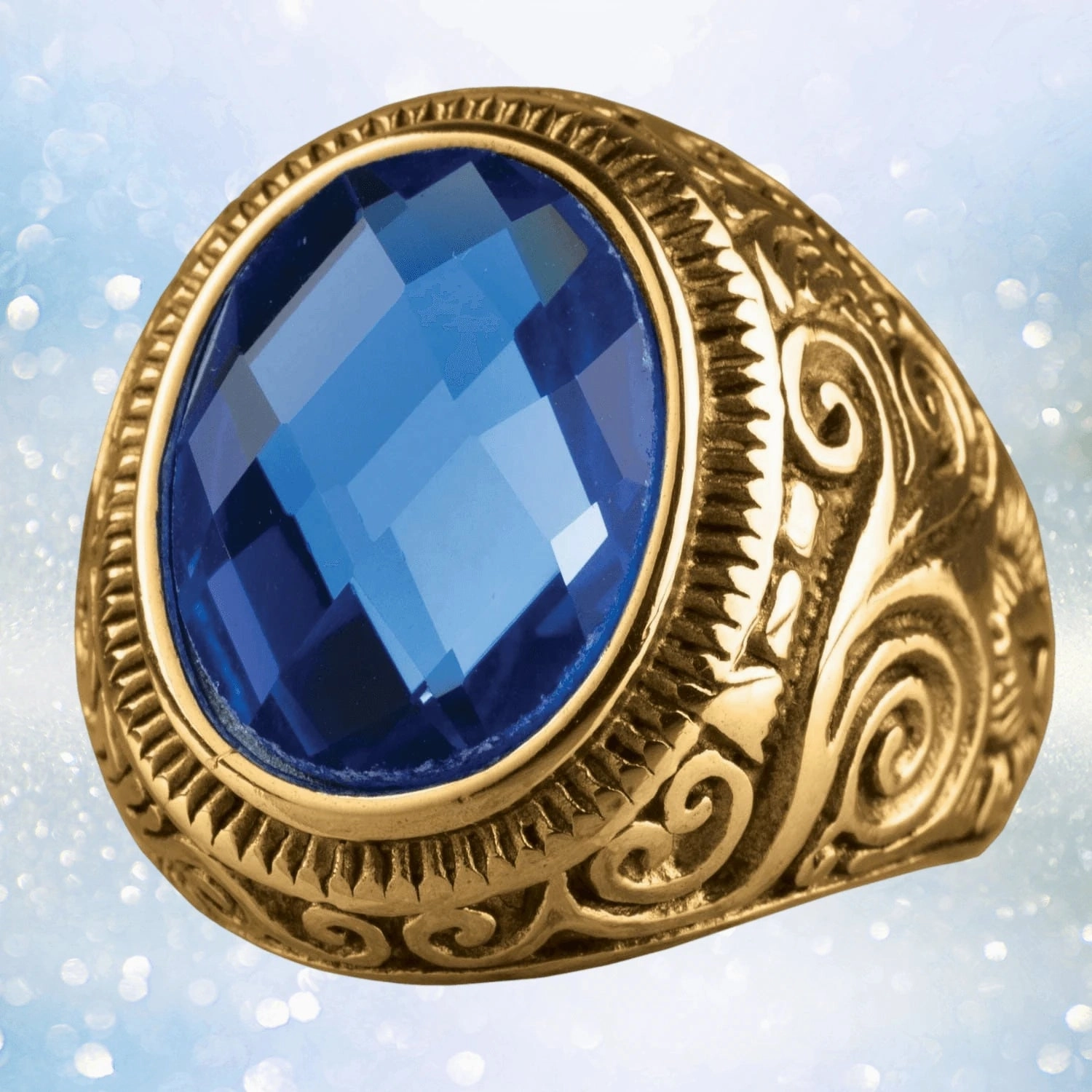 Crusoe Blue Ring