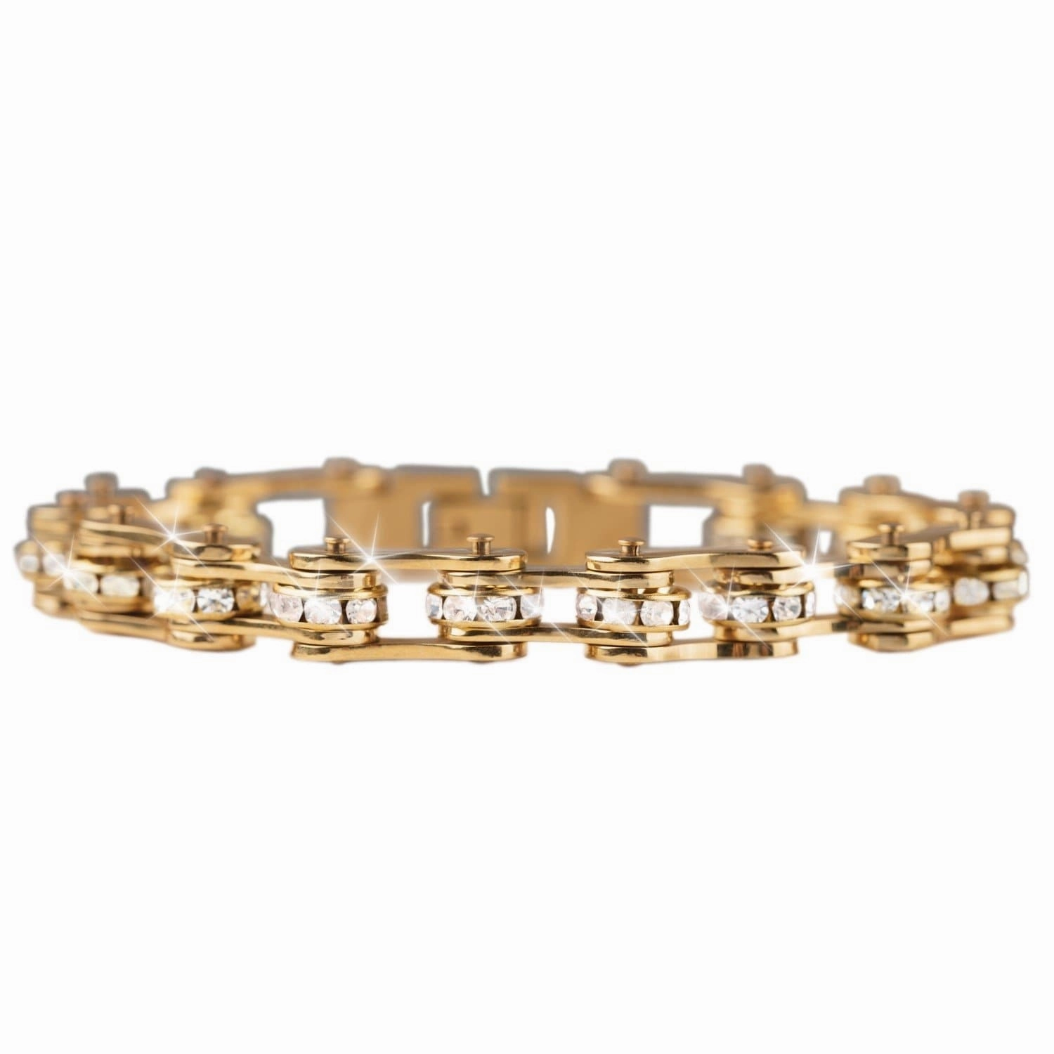 Crystal Bikechain Bracelet 