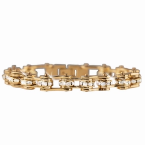 Crystal Bikechain Bracelet 