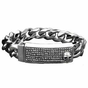 Crystal Skull Bracelet 