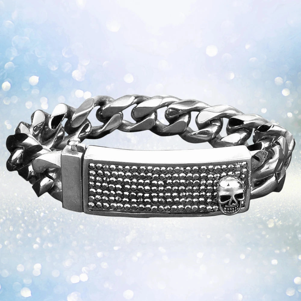 Crystal Skull Bracelet