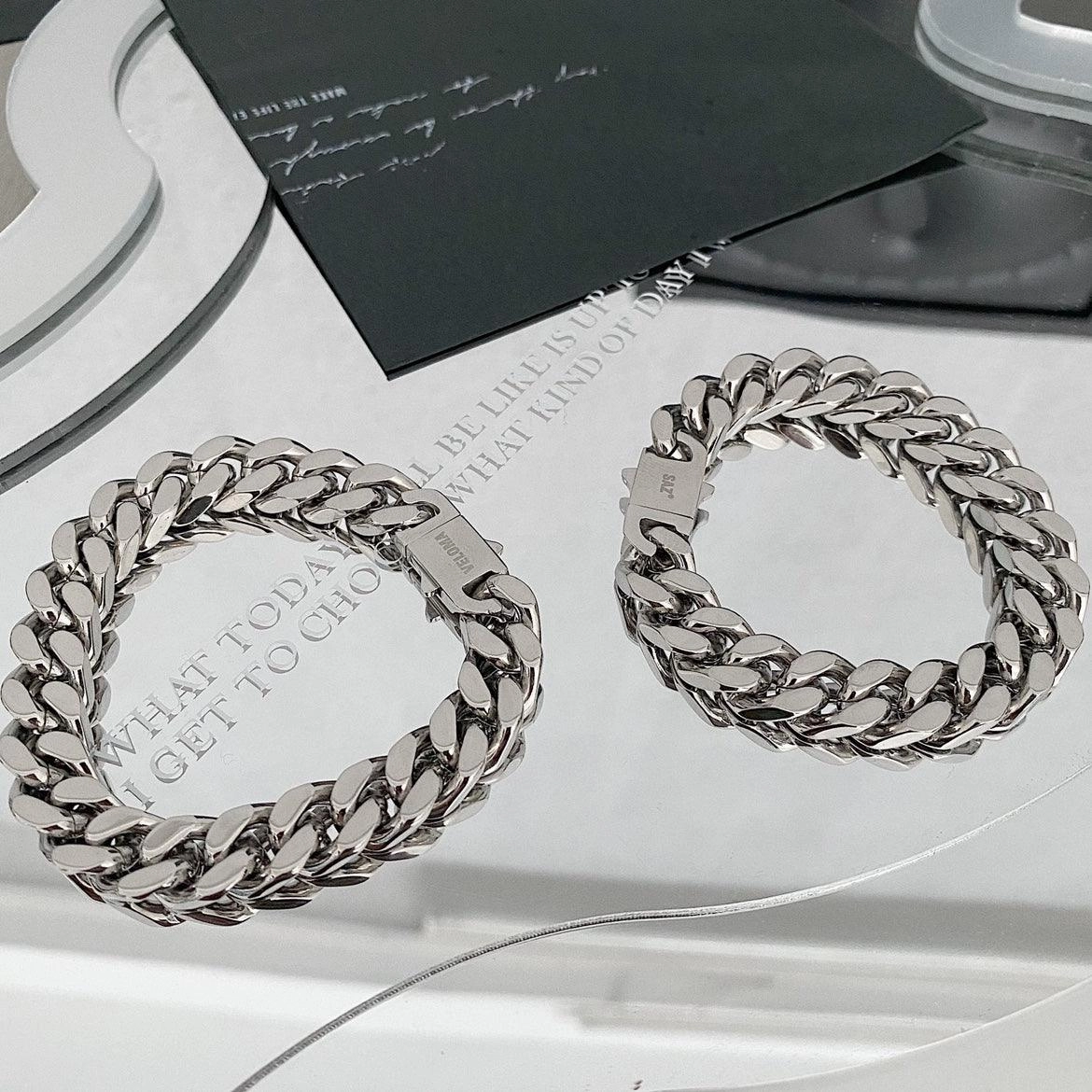 Cuban Bracelet Titanium Steel Accessories