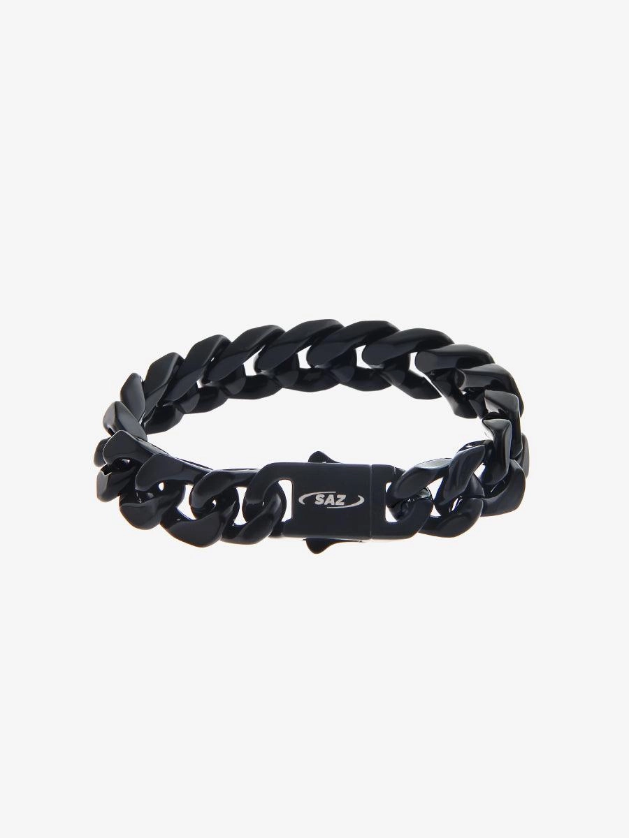 Cuban Bracelet With Three Dimensional Buckle