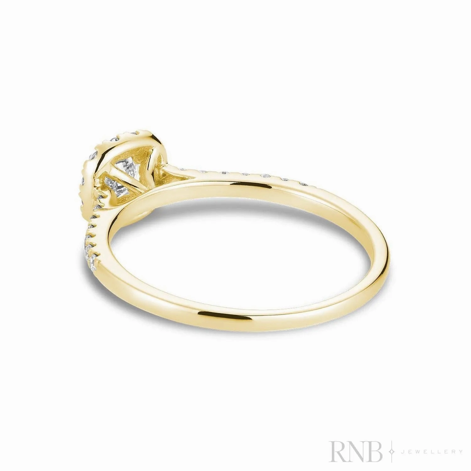 Cushion Diamond Halo Ring