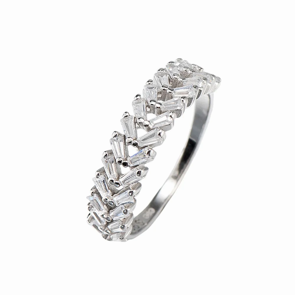 CZ Arrow Band Ring