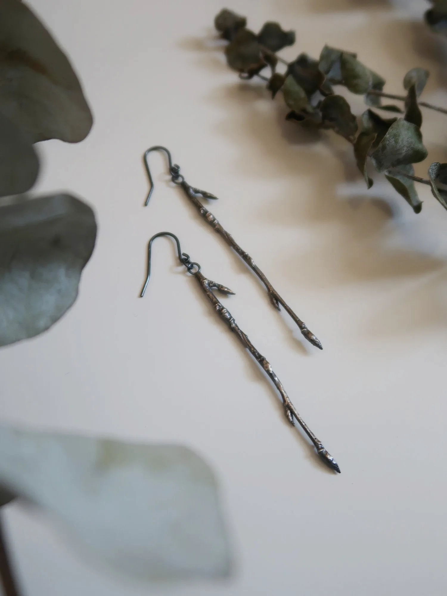 Dangling Branch Earrings