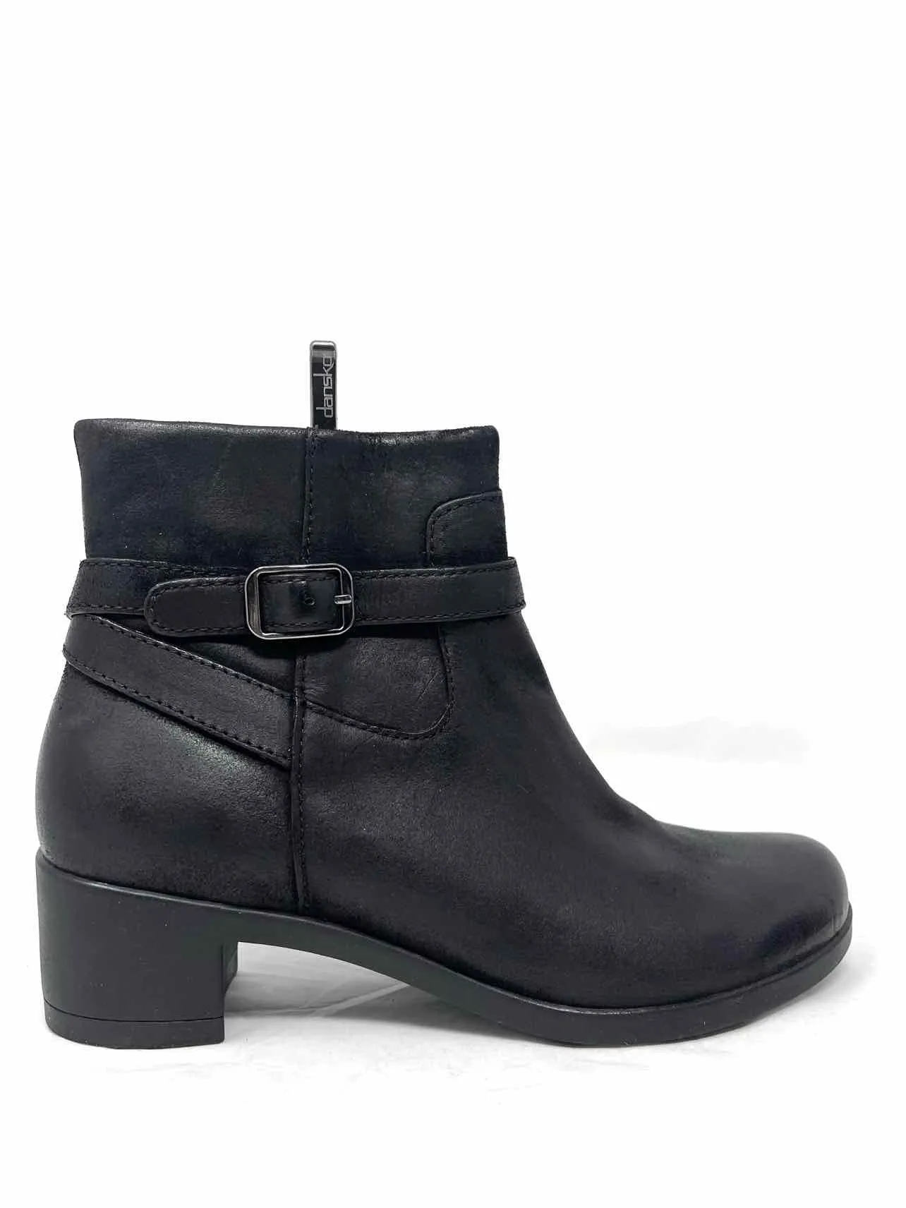 Dansko Größe 7,5/8 Schwarz Schnalle(n) Leder NEUE Schuhe Stiefel