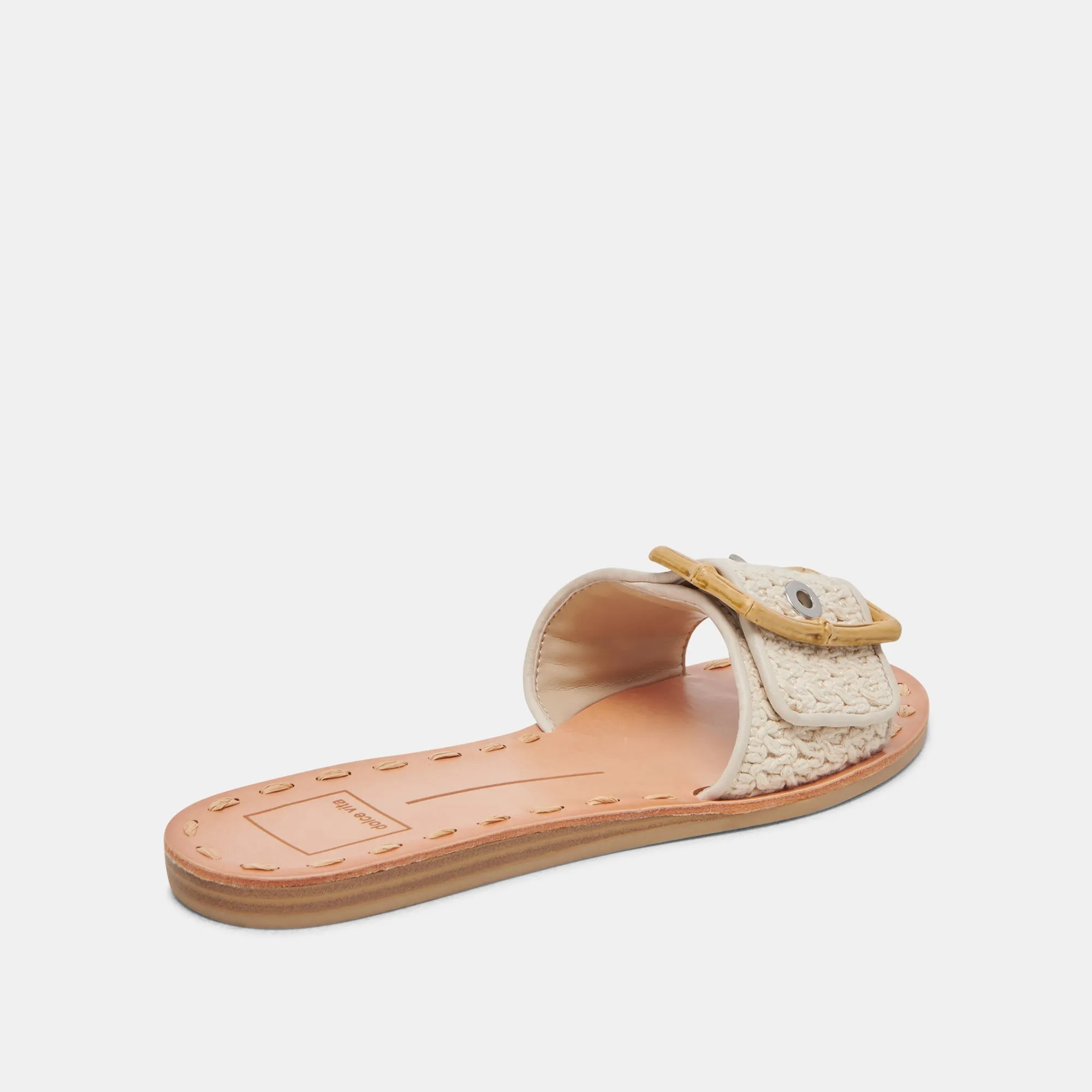 DASA WEITE SANDALEN SANDSTEIN GESTRICKT