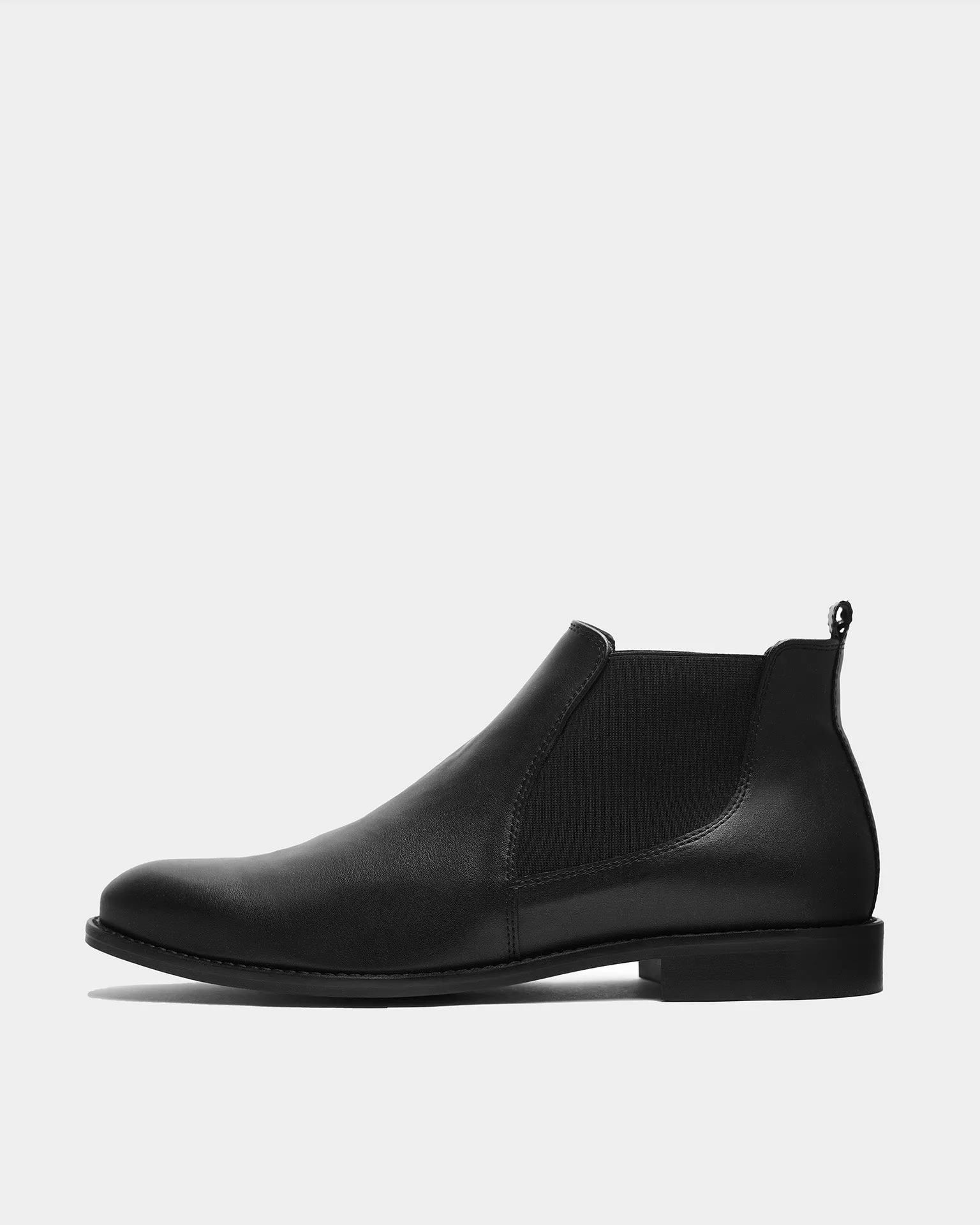 Dean Herren Chelsea-Stiefel aus veganem Traubenleder | Schwarz