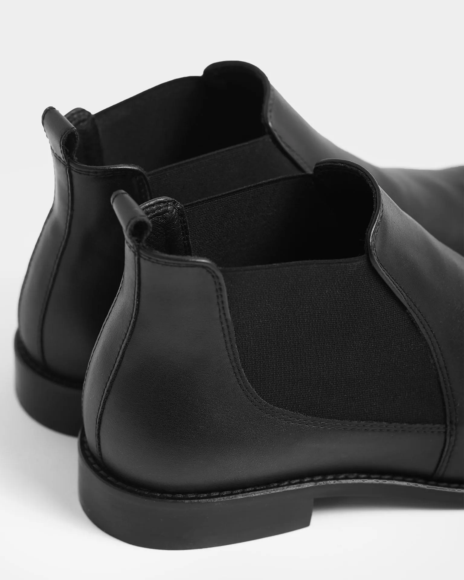 Dean Herren Chelsea-Stiefel aus veganem Traubenleder | Schwarz