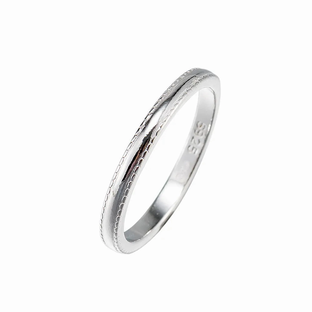 Detailed Plain Band Ring