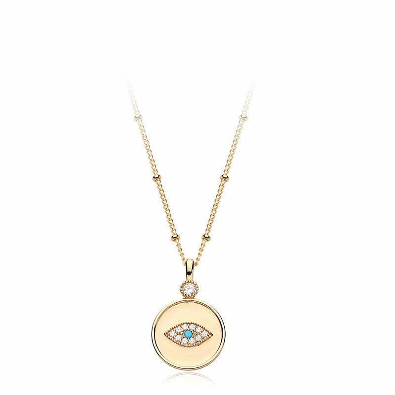 Devil's Eye Pendant Fashion Necklace