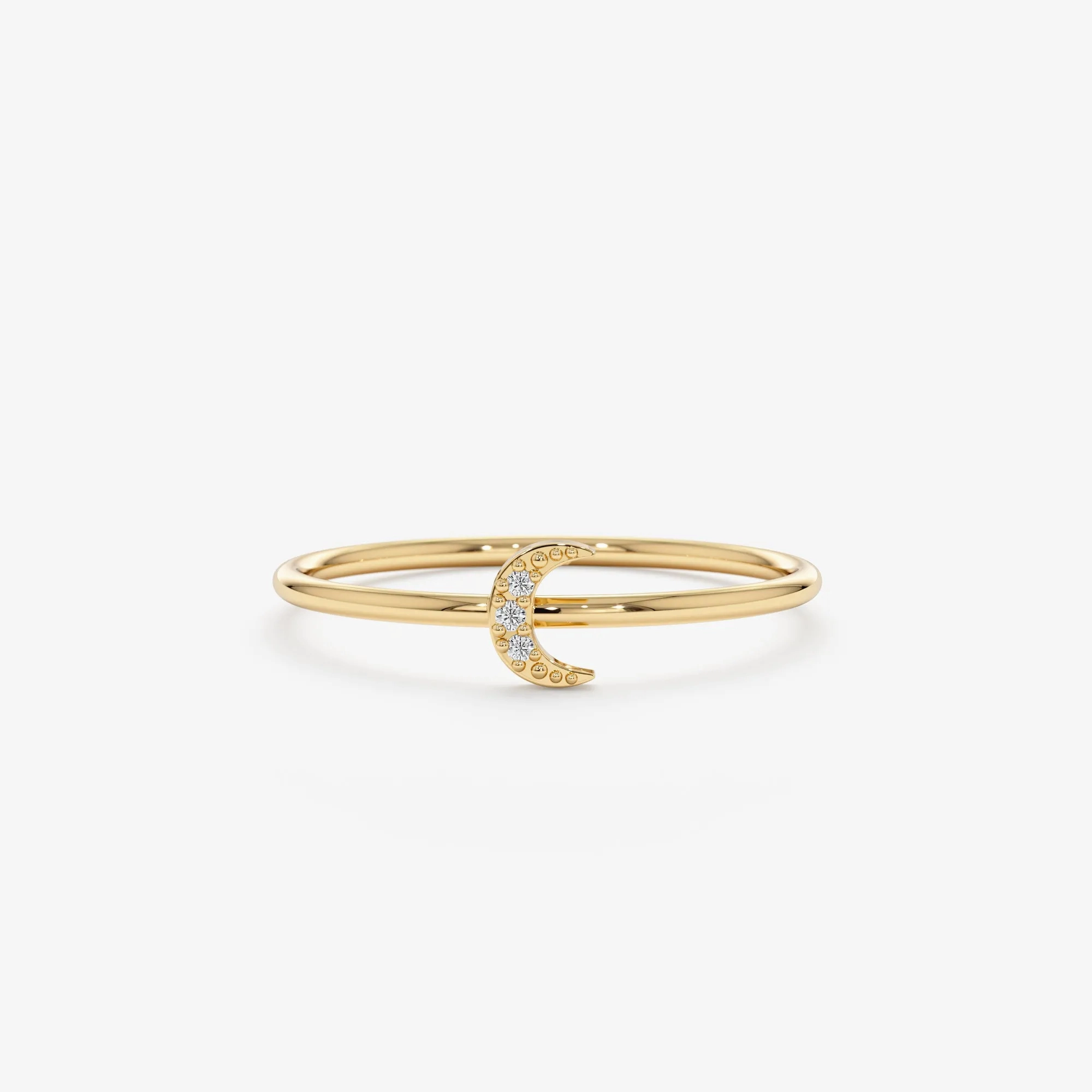 Diamond Crescent Ring, Luna