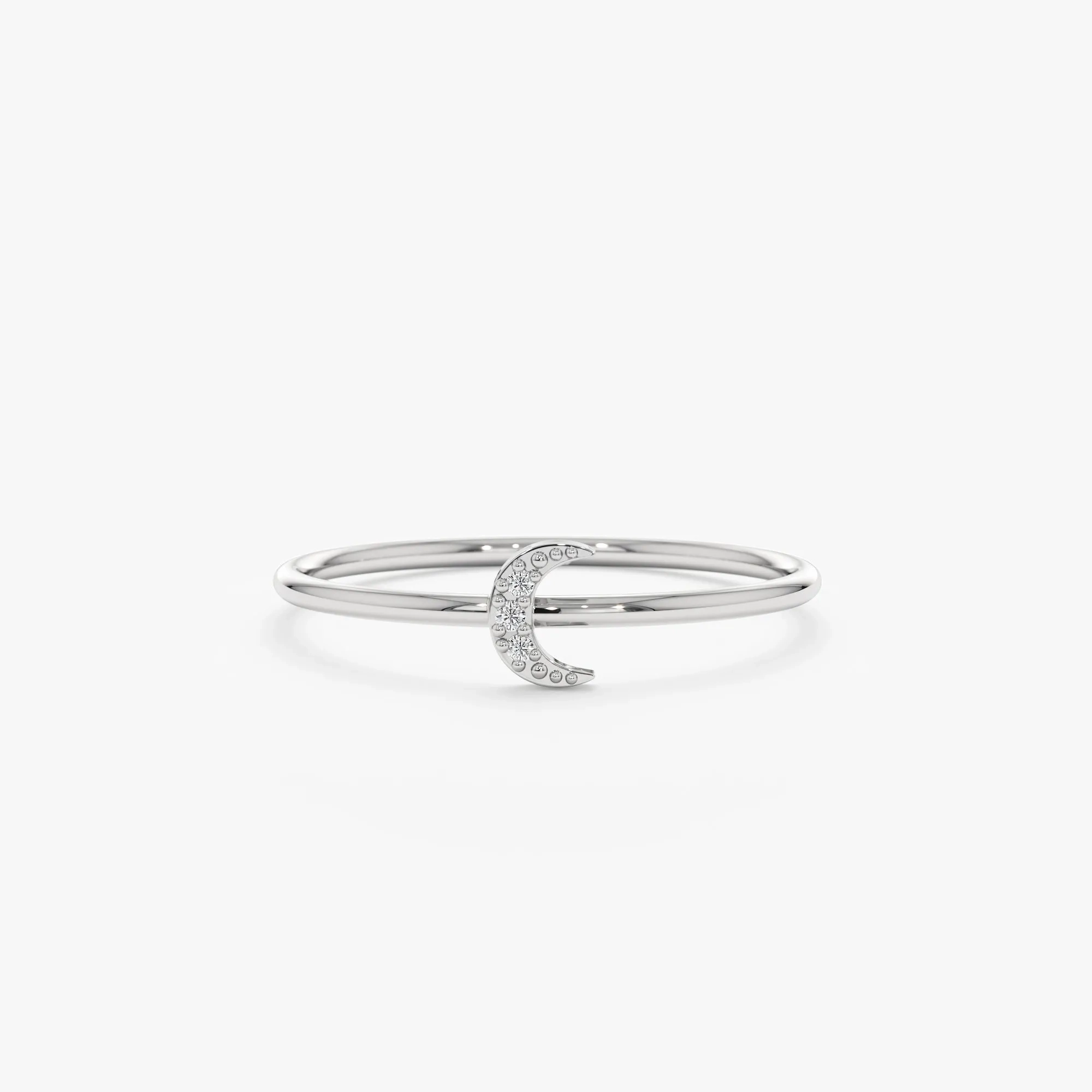 Diamond Crescent Ring, Luna
