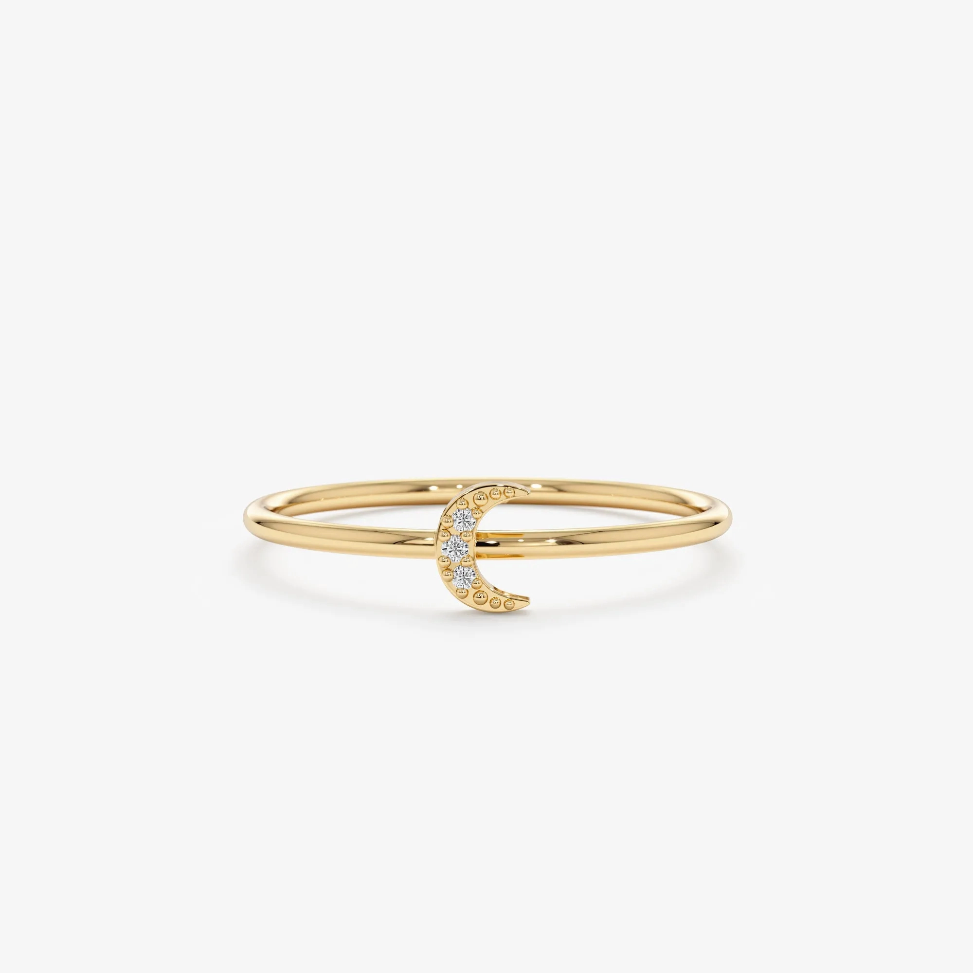 Diamond Crescent Ring, Luna