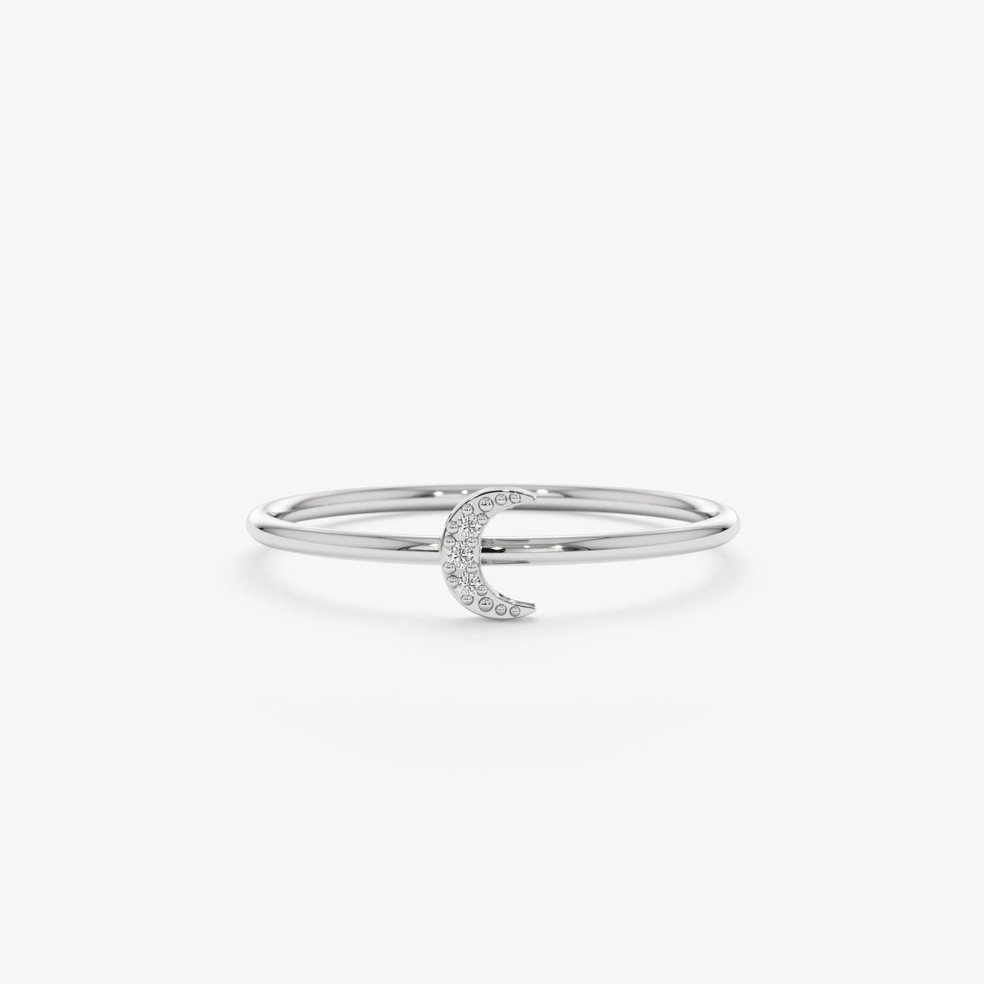 Diamond Crescent Ring, Luna