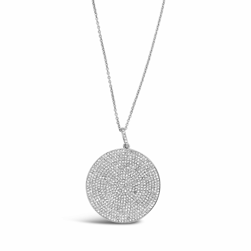 Diamond Disc Pendant