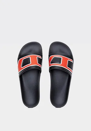 Diesel Sa-Mayemi D Sandalen Schwarz/Rot