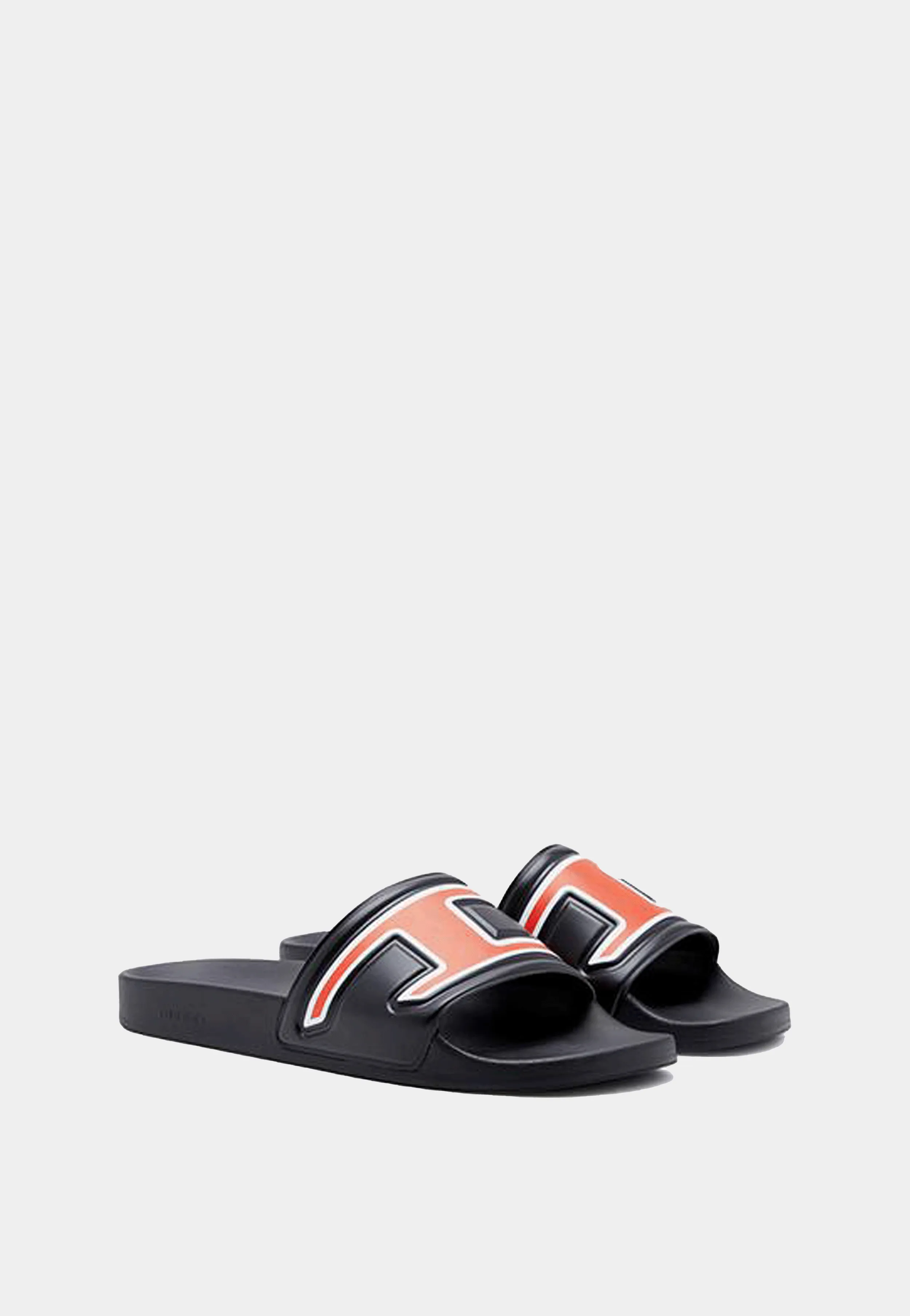 Diesel Sa-Mayemi D Sandalen Schwarz/Rot