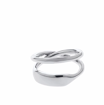Double Layer Titanium Steel Ring Hip Hop