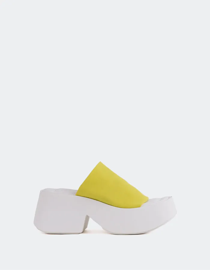Sanftes gelbes Lycra
