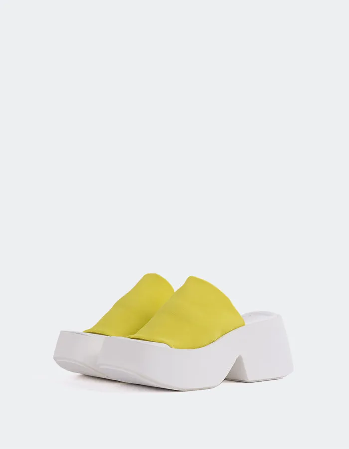 Sanftes gelbes Lycra