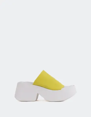 Sanftes gelbes Lycra