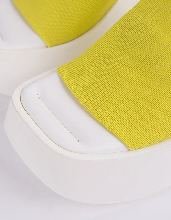 Sanftes gelbes Lycra