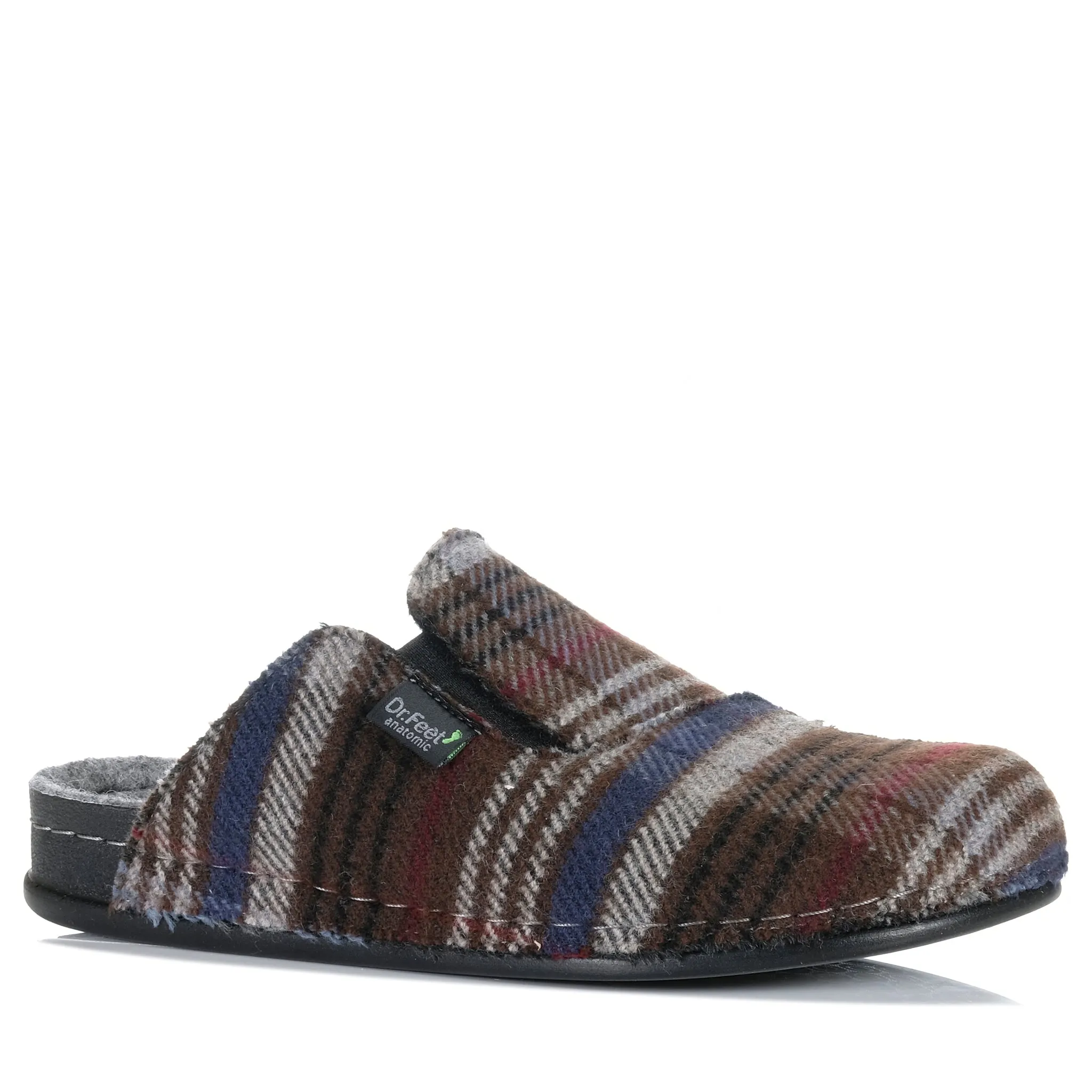 Dr. Feet Heath Blauer Tartan