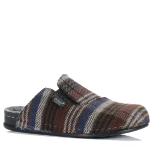 Dr. Feet Heath Blauer Tartan
