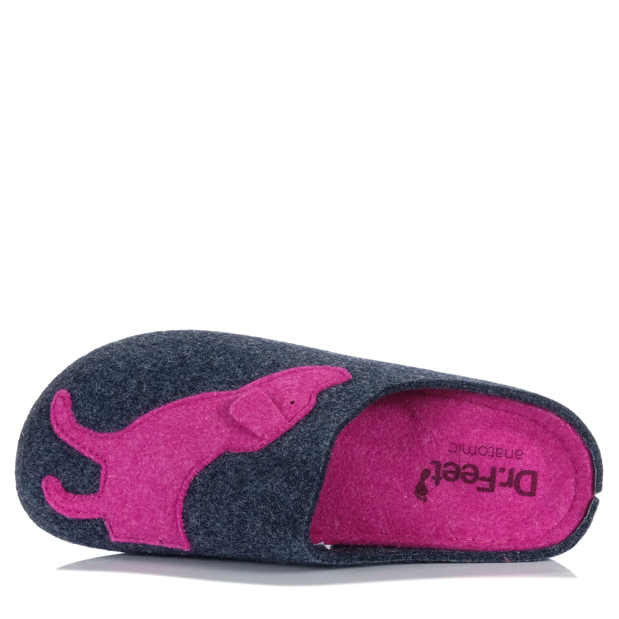 Dr. Feet Honig Grau/Fuchsia