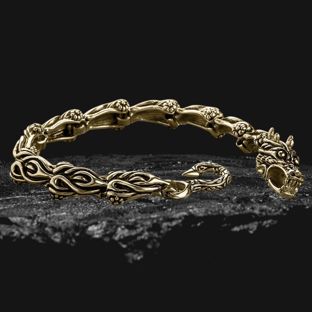 Dragons Lair Gold Bracelet