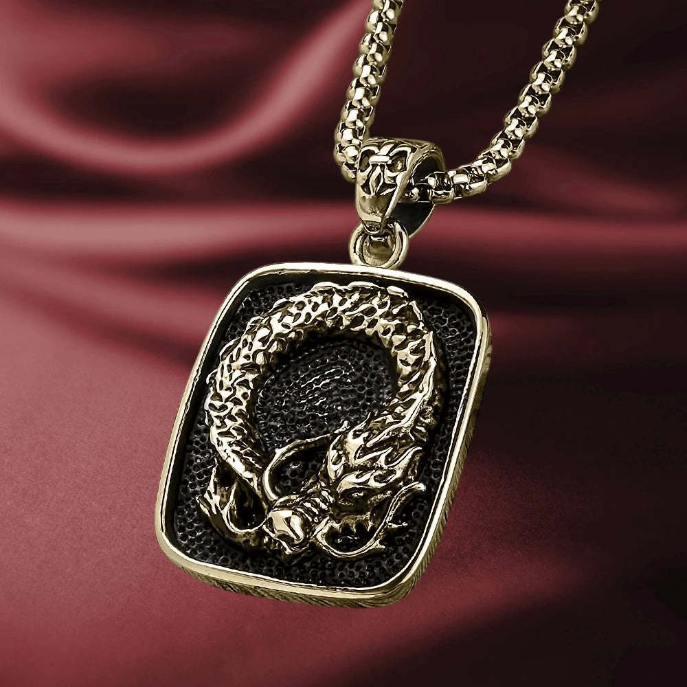 Dragons Lair Gold Pendant