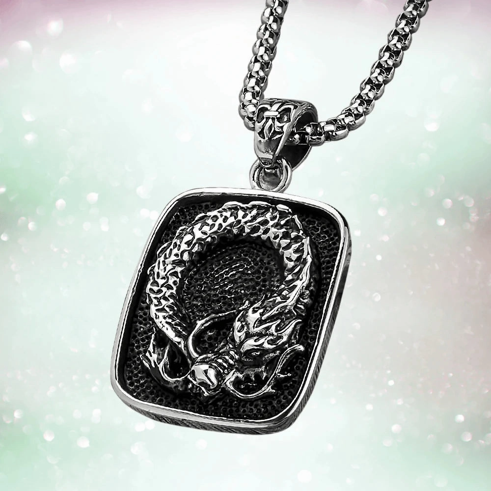 Dragons Lair Steel Pendant