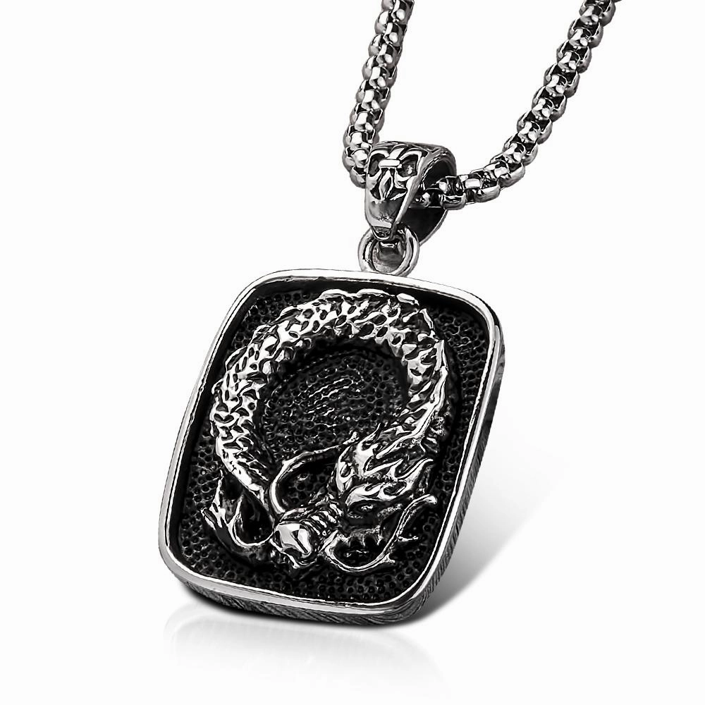Dragons Lair Steel Pendant 