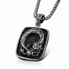Dragons Lair Steel Pendant 