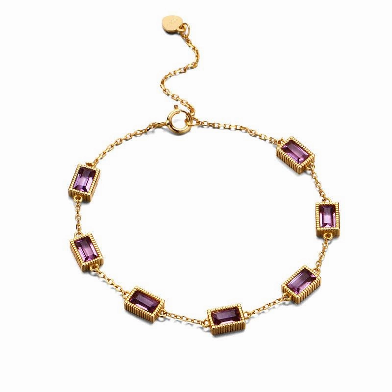 Dream Come True Faceted Natural Crystal Bracelet Female