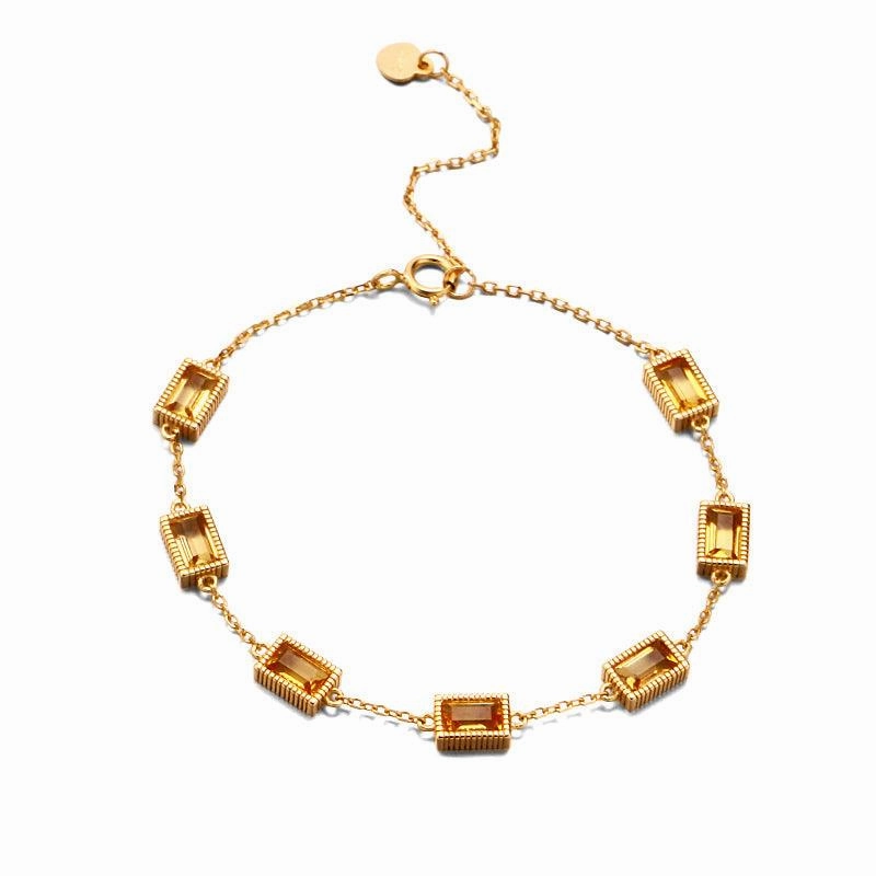 Dream Come True Faceted Natural Crystal Bracelet Female