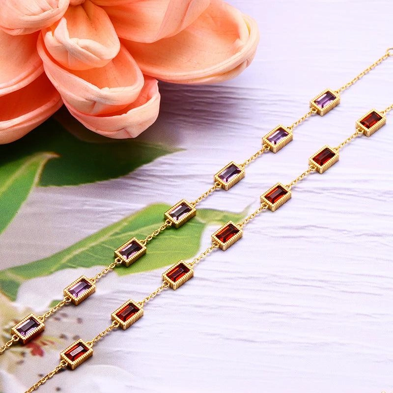 Dream Come True Faceted Natural Crystal Bracelet Female